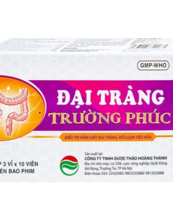 Thuốc Đại Tràng Trường Phúc điều trị viêm loét đại tràng, rối loạn tiêu hóa (3 vỉ x 10 viên)