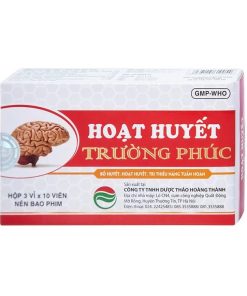 Thuốc Hoạt Huyết Trường Phúc giúp hoạt huyết, trị thiếu năng tuần hoàn (3 vỉ x 10 viên)