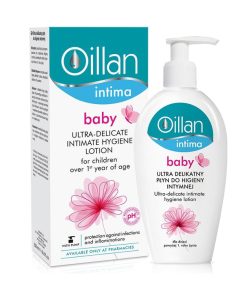 Dung dịch vệ sinh vùng kín Oillan Intima Baby dành cho bé gái từ 1 năm tuổi (200ml)