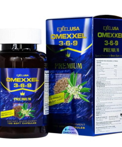 Viên uống Omexxel 3-6-9 Premium hỗ trợ tốt cho não và mắt (100 viên)